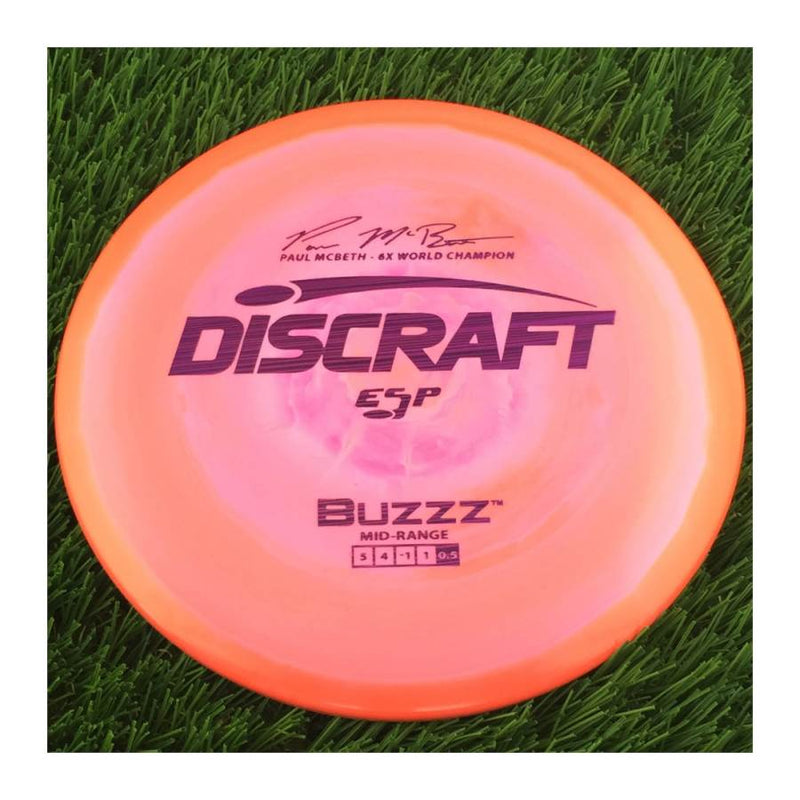 Discraft ESP Buzzz with Paul McBeth - 6x World Champion Signature Stamp