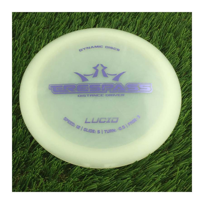 Dynamic Discs Lucid Trespass - 172g - Translucent White