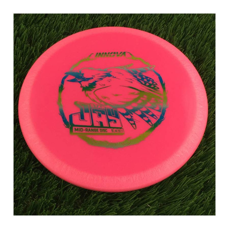 Innova Star Jay with Burst Logo Stock Stamp - 135g - Solid Pink