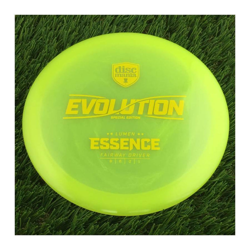 Discmania Evolution Color Lumen Glow Essence with Special Edition Stamp - 169g - Translucent Yellow