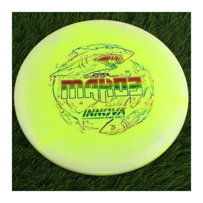 Innova Halo Star Mako3 with Burst Logo Stock Stamp - 165g - Solid Light Yellow