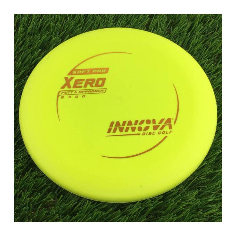 Innova Soft Pro Xero with Burst Logo Stock Character Stamp - 175g - Solid Yellow