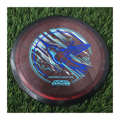 MVP Proton Tesla with Simon Lizotte Team Series 2024 by Mike Inscho Stamp - 170g - Translucent Dark Red