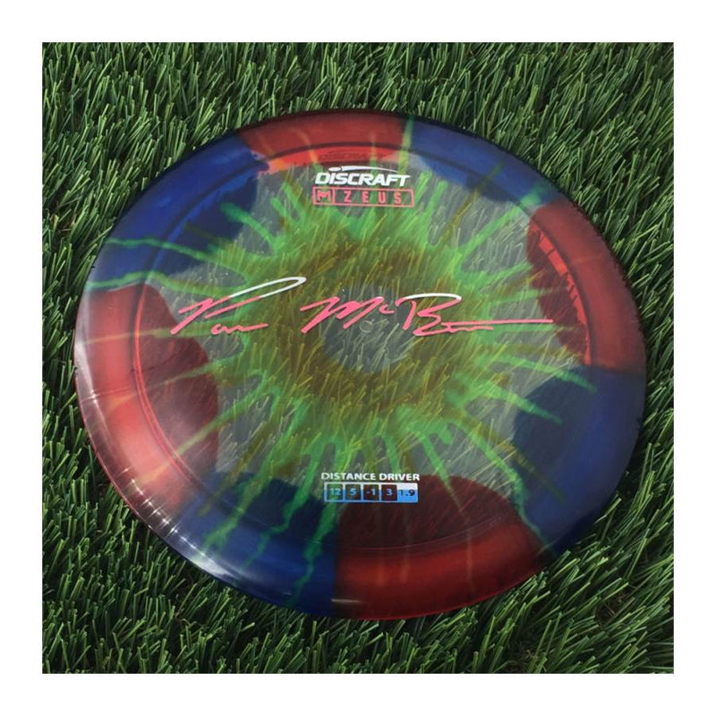 Discraft Elite Z Fly-Dyed Zeus with Paul McBeth Large Signature Stamp