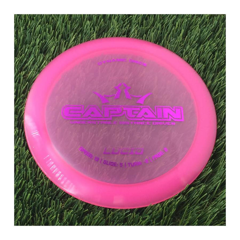 Dynamic Discs Lucid Captain - 174g - Translucent Pink