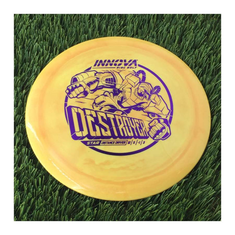 Innova Star Destroyer with Burst Logo Stock Stamp - 172g Pale Orange