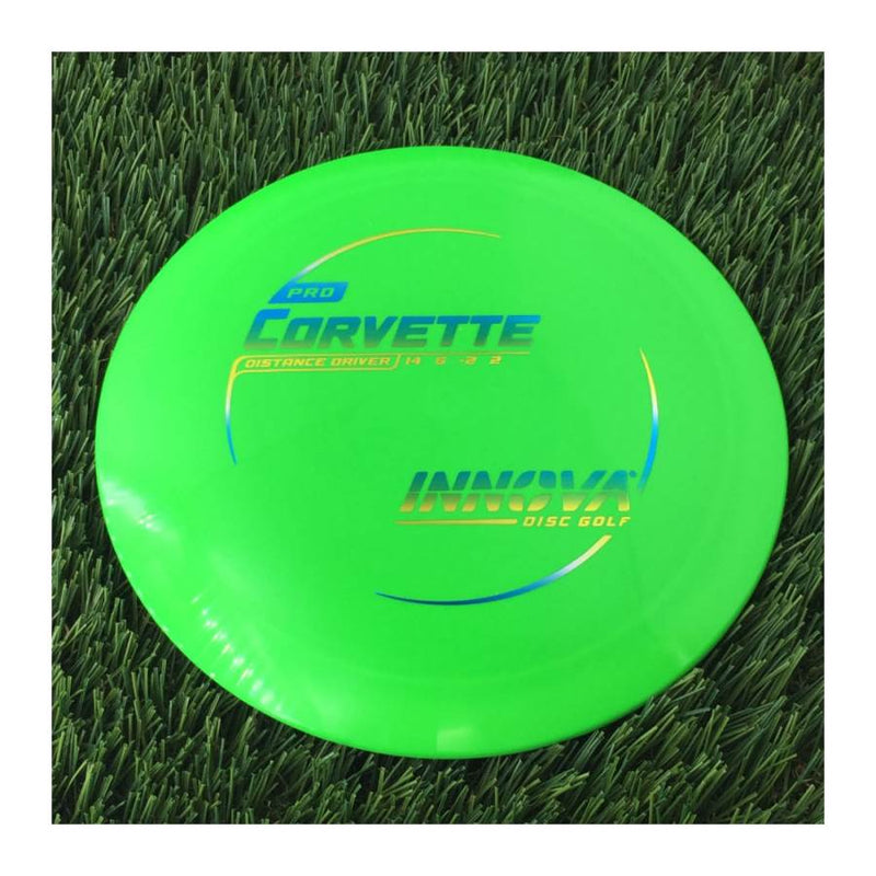 Innova Pro Corvette with Burst Logo Stock Stamp - 170g Green