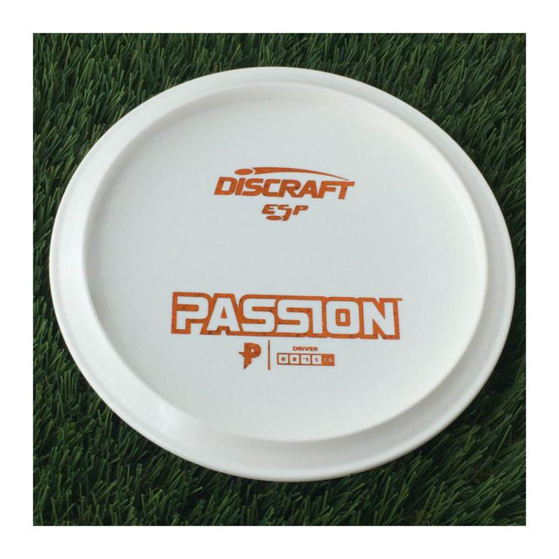 Discraft ESP Passion with Dye Line Blank Top Bottom Stamp - 172g White