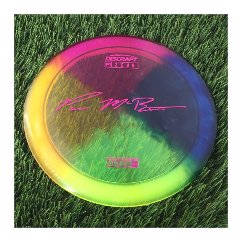 Discraft Elite Z Fly-Dyed Zeus with Paul McBeth Large Signature Stamp