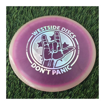 Westside VIP Ice Orbit Moonshine Gatekeeper with Sai Ananda "Don't Panic" 2024 Tour Series Stamp - 180g - Translucent Purple