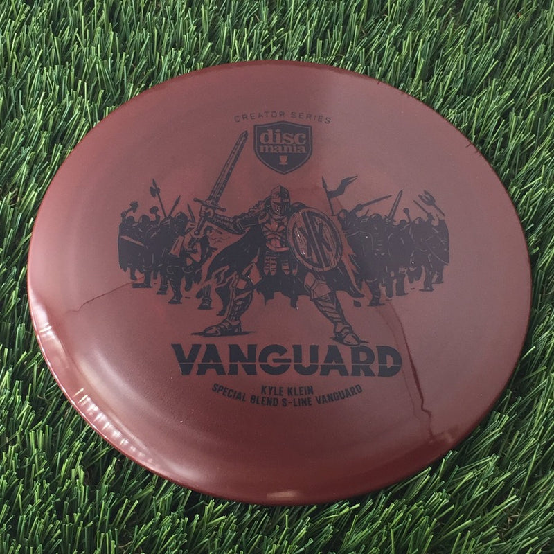 Discmania S-Line Special Blend Vanguard with Kyle Klein Creator Series - Army of Soldiers Stamp - 173g Dark Red