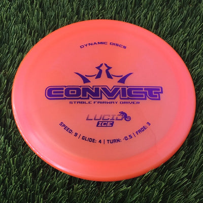 Dynamic Discs Lucid Ice Chameleon Convict - 174g - Translucent Orange