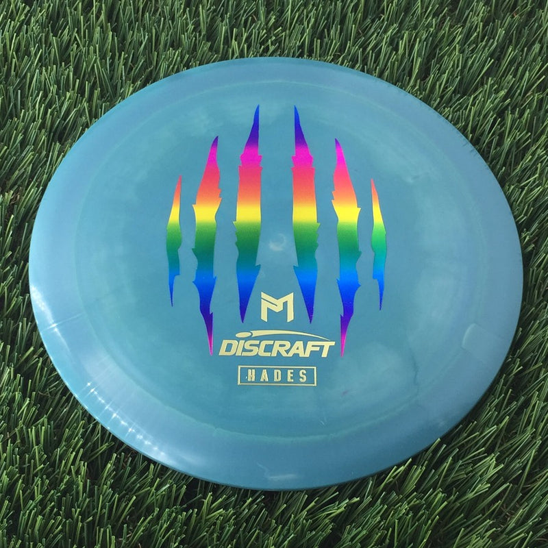 Discraft ESP Swirl Hades with Paul McBeth 6X World Champ Claw Stamp - 170g Blue