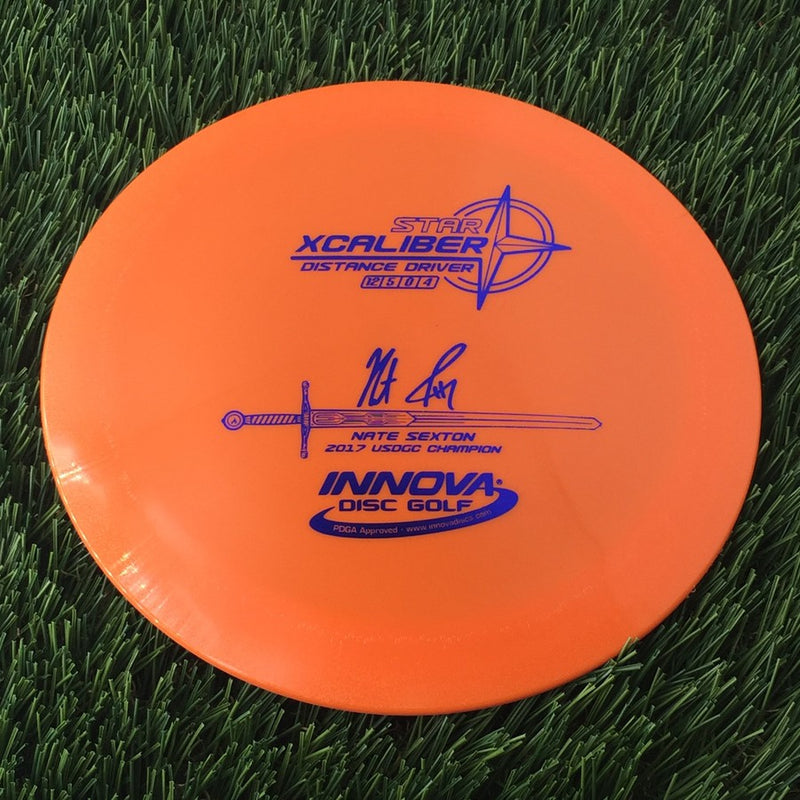 Innova Star Xcaliber with Nate Sexton 2017 USDGC Champion - Sexcaliber Stamp - 167g Orange