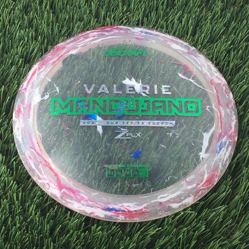 Discraft Jawbreaker Z FLX Scorch with Valerie Mandujano 2024 Tour Series Stamp - 174g - Translucent Pink