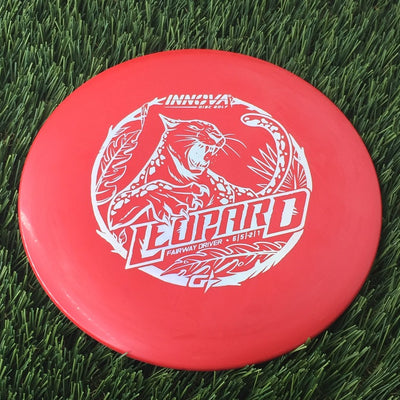 Innova Gstar Leopard with Burst Logo Stock Stamp - 167g Red