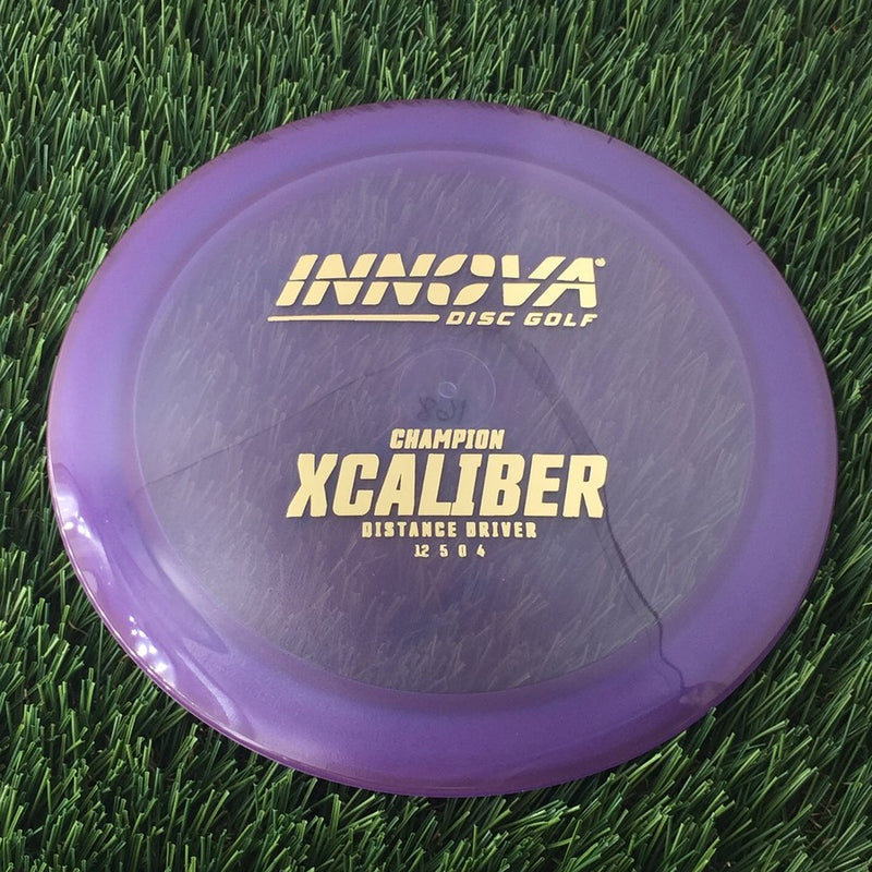 Innova Champion Xcaliber with Burst Logo Stock Stamp - 168g - Translucent Purple