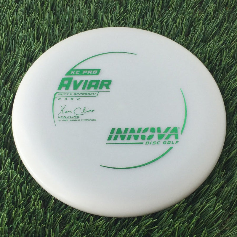 Innova Pro KC Aviar with Ken Climo 12 Time World Champion Burst Logo Stamp - 150g Off White