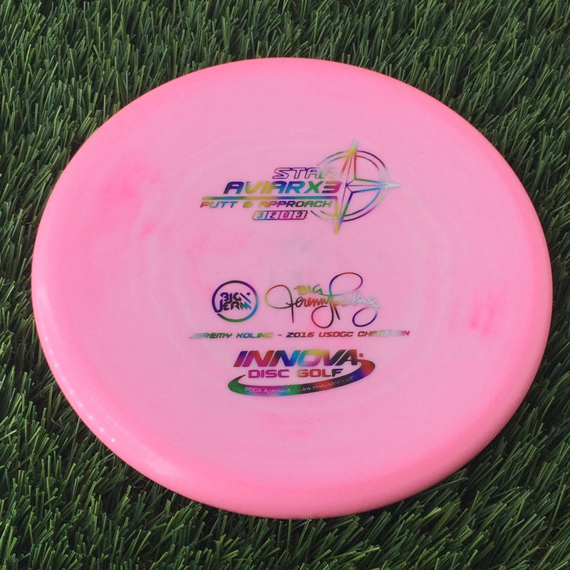 Innova Star AviarX3 with Big Jerm - Jeremy Koling - 2016 USDGC Champion Stamp - 170g Pink