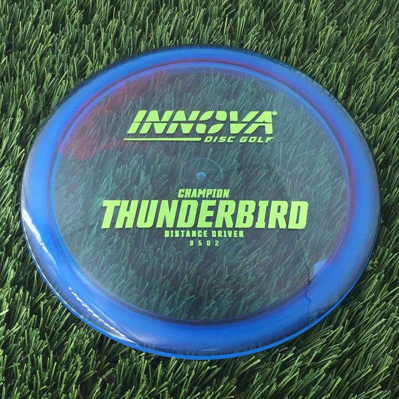 Innova Champion Thunderbird with Burst Logo Stock Stamp - 171g - Translucent Blue