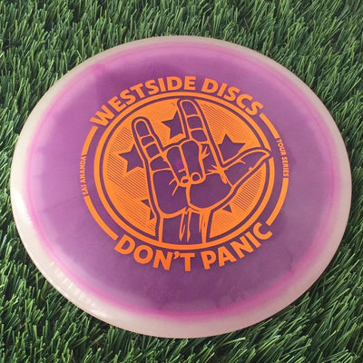 Westside VIP Ice Orbit Moonshine Glow Gatekeeper with Sai Ananda "Don't Panic" 2024 Tour Series Stamp - 180g - Translucent Purple