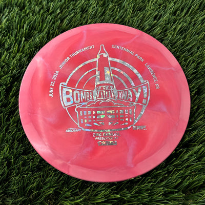 Discraft ESP Passion with Bombs Away Junior Tournament 2024 | Lawrence, KS | Presented by DZDiscs, Discraft, and GRIPeq Stamp - 176g Dark Pink