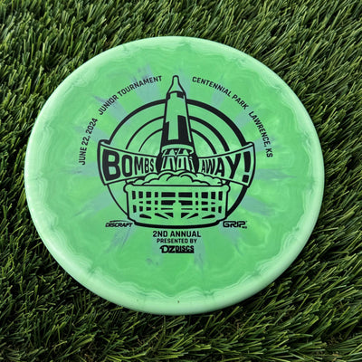 Discraft ESP Swirl Zone with Bombs Away Junior Tournament 2024 | Lawrence, KS | Presented by DZDiscs, Discraft, and GRIPeq w/ 2023 Discraft Tour Series Bottom Stamp Stamp