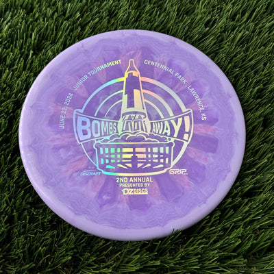 Discraft ESP Swirl Zone with Bombs Away Junior Tournament 2024 | Lawrence, KS | Presented by DZDiscs, Discraft, and GRIPeq w/ 2023 Discraft Tour Series Bottom Stamp Stamp