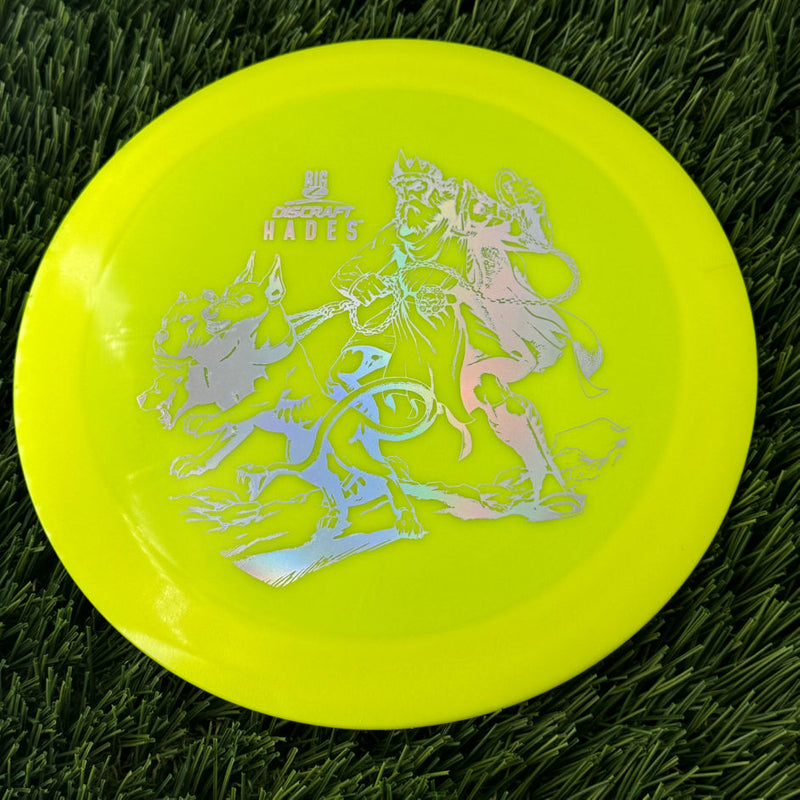 Discraft Big Z Collection Hades with Big Z Stock Stamp with Inside Rim Embossed PM Paul McBeth Stamp - 174g Yellow