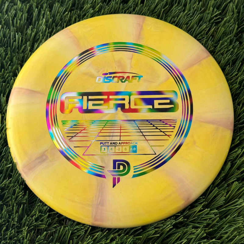 Discraft Swirl Fierce with PP Logo Stock Stamp Stamp - 172g Yellow