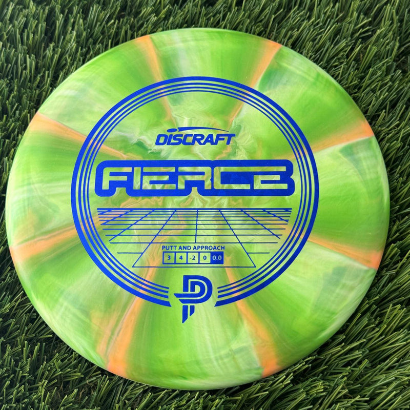 Discraft Swirl Fierce with PP Logo Stock Stamp Stamp - 174g Green