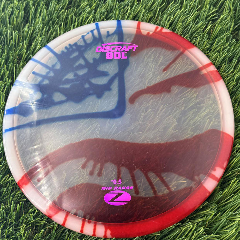 Discraft Elite Z Fly-Dyed Sol - 172g - Translucent Flag