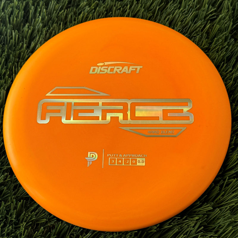 Discraft Putter Line Hard Fierce with PP Logo Stock Stamp Stamp - 174g Orange