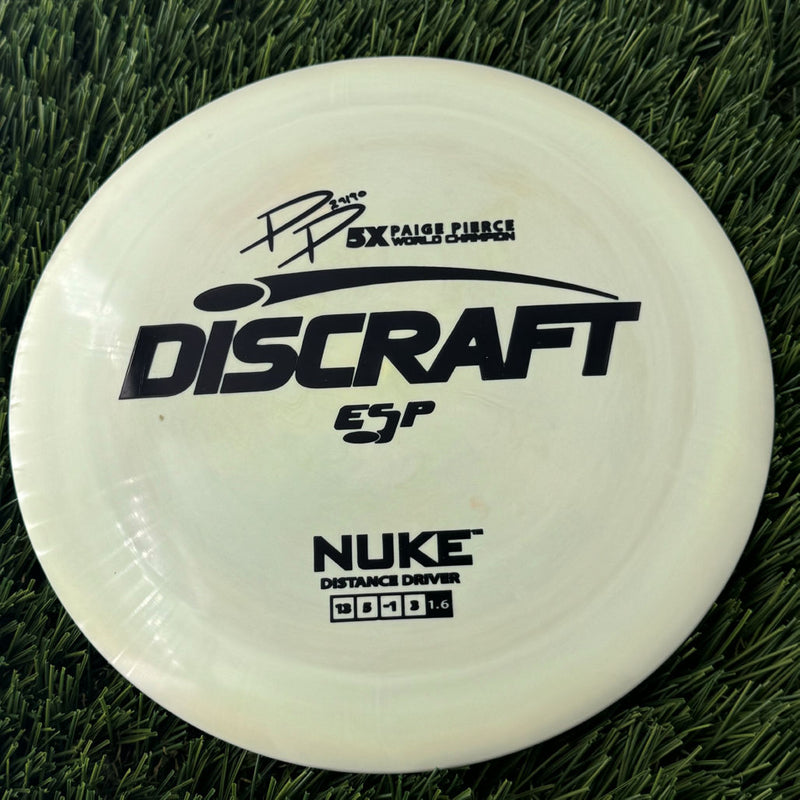 Discraft ESP Nuke with PP 29190 5X Paige Pierce World Champion Stamp - 174g Off White