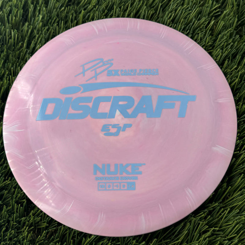 Discraft ESP Nuke with PP 29190 5X Paige Pierce World Champion Stamp - 172g Light Purple