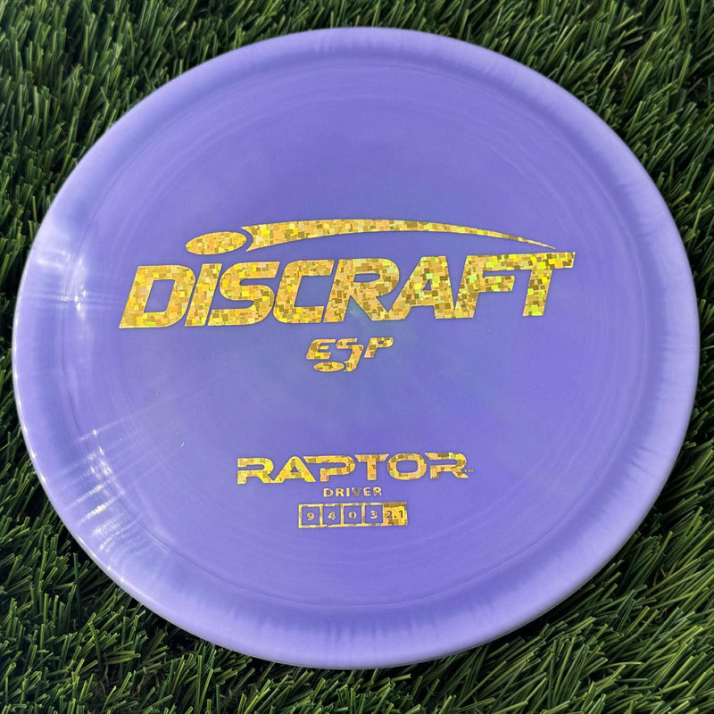 Discraft ESP Raptor with 2023 New Font Stamp - 174g Purple