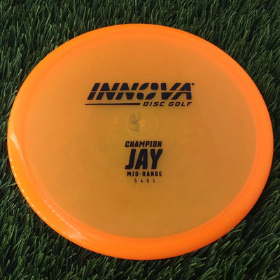 Innova Champion Jay with Burst Logo Stock Stamp - 175g - Translucent Orange