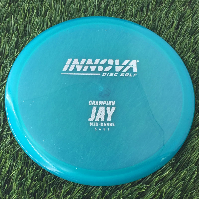 Innova Champion Jay with Burst Logo Stock Stamp - 167g - Translucent Teal Blue