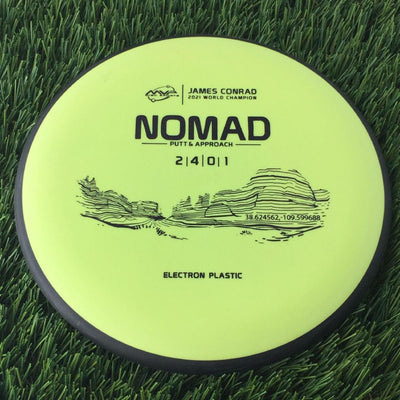 MVP Electron Medium Nomad with James Conrad Lineup Stamp - 175g Pale Yellow