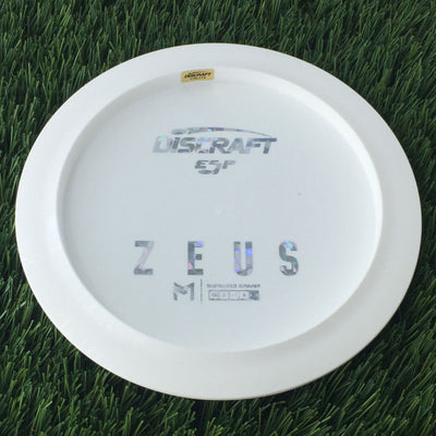 Discraft ESP Zeus with Dye Line Blank Top Bottom Stamp - 172g White