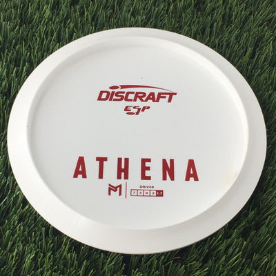 Discraft ESP Athena with Dye Line Blank Top Bottom Stamp - 172g White