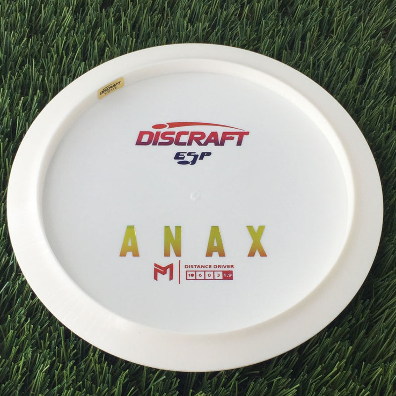 Discraft ESP Anax with Dye Line Blank Top Bottom Stamp - 172g White