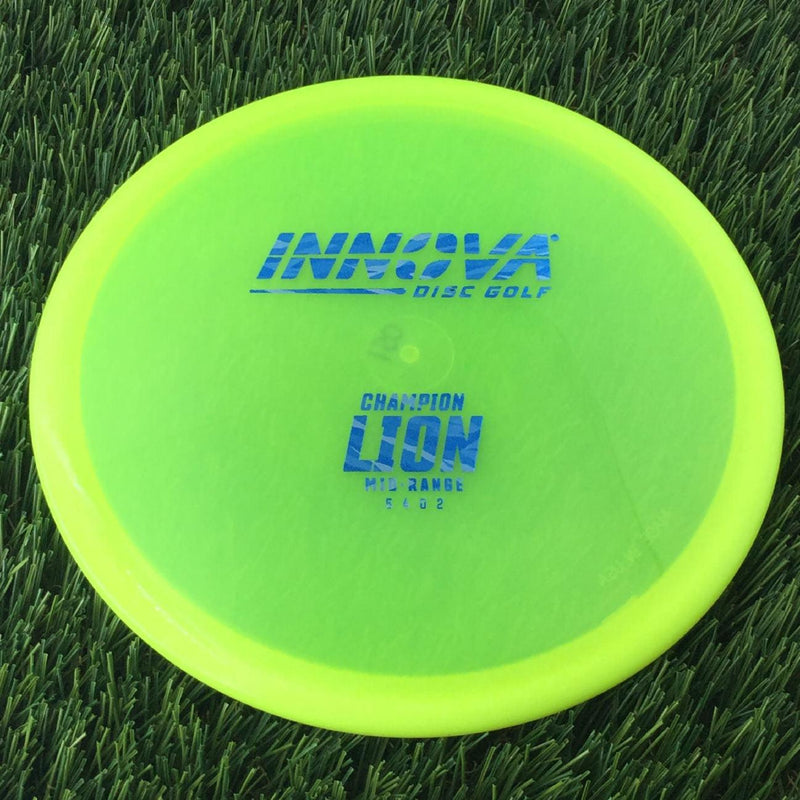 Innova Champion Lion with Burst Logo Stock Stamp - 150g - Translucent Yellow