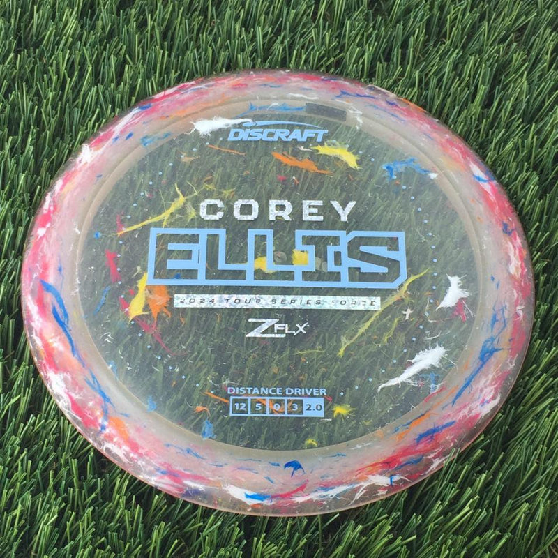 Discraft Jawbreaker Z FLX Force with Corey Ellis 2024 Tour Series Stamp - 172g - Translucent Off Pink