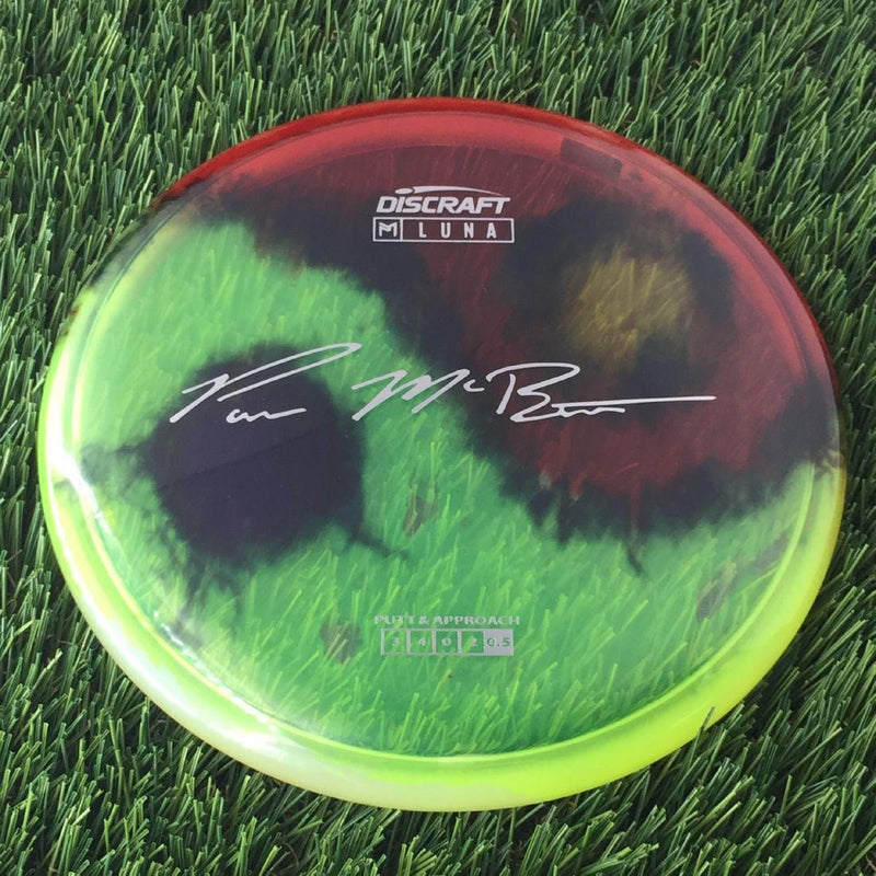 Discraft Elite Z Fly-Dyed Luna with Paul McBeth Large Signature Stamp - 174g - Translucent Dyed