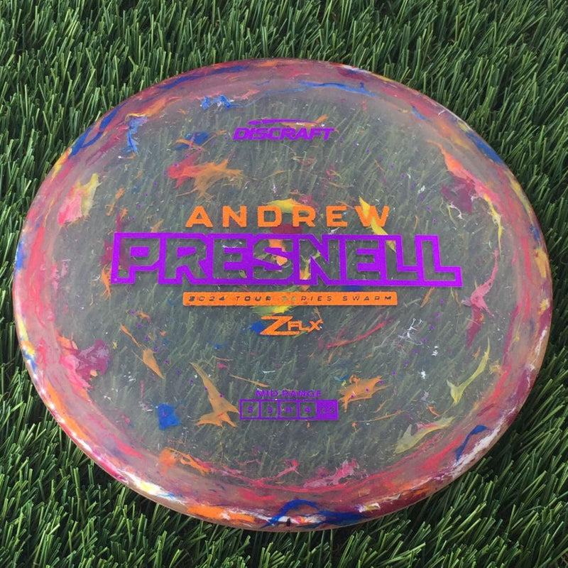 Discraft Jawbreaker Z FLX Swarm with Andrew Presnell 2024 Tour Series Stamp