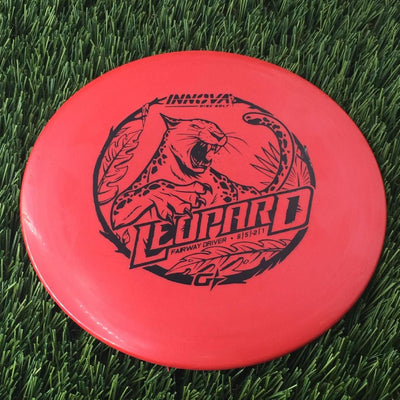 Innova Gstar Leopard with Burst Logo Stock Stamp - 167g Red