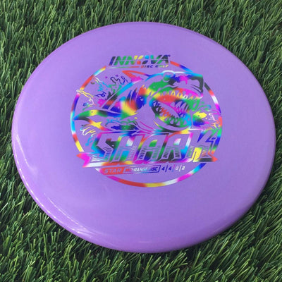 Innova Star Shark with Burst Logo Stock Stamp - 176g Purple