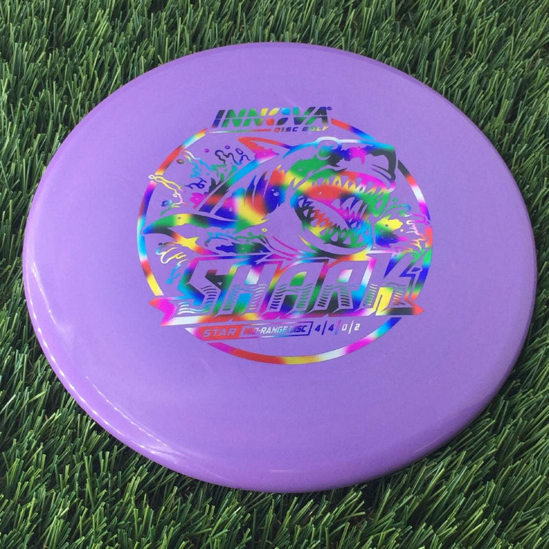 Innova Star Shark with Burst Logo Stock Stamp - 176g Purple