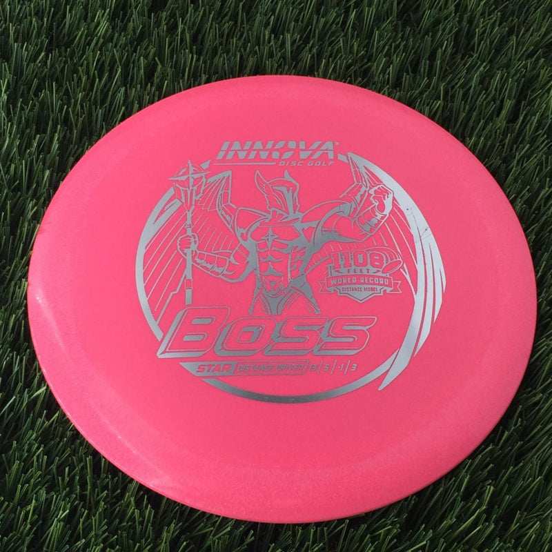 Innova Star Boss with Burst Logo Stock 1108 Feet World Record Stamp - 172g Pink